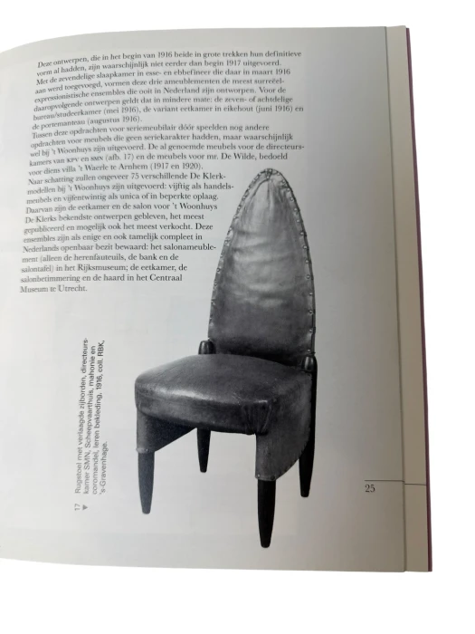 Art Deco Amsterdamse School High-Back Side Chair by Michel de Klerk, 1916/1925